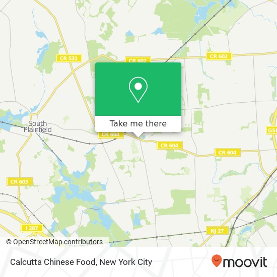 Mapa de Calcutta Chinese Food