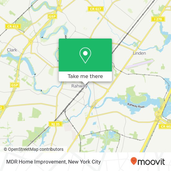 Mapa de MDR Home Improvement