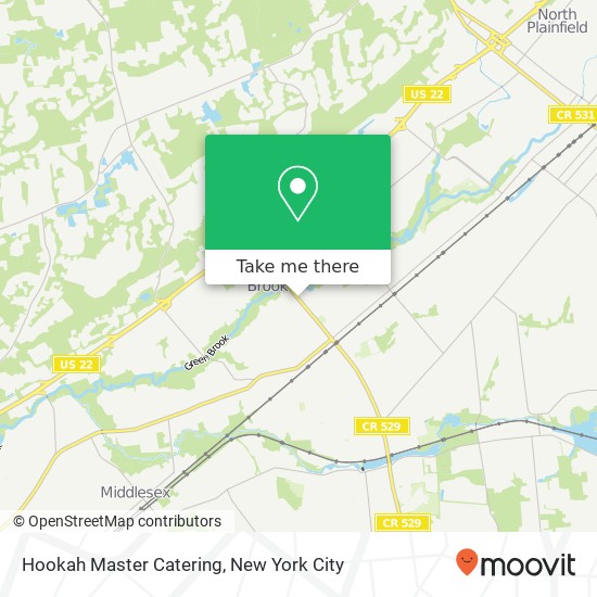 Hookah Master Catering map