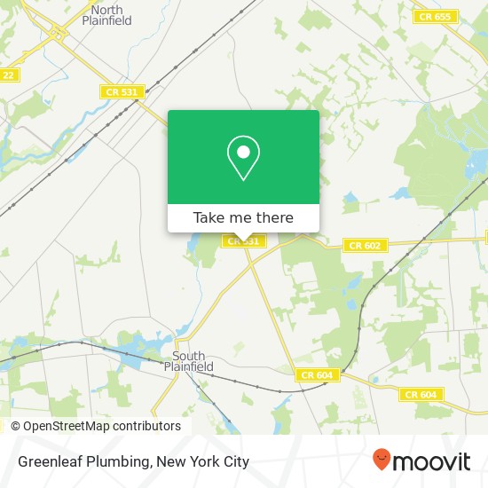 Greenleaf Plumbing map