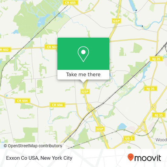 Exxon Co USA map