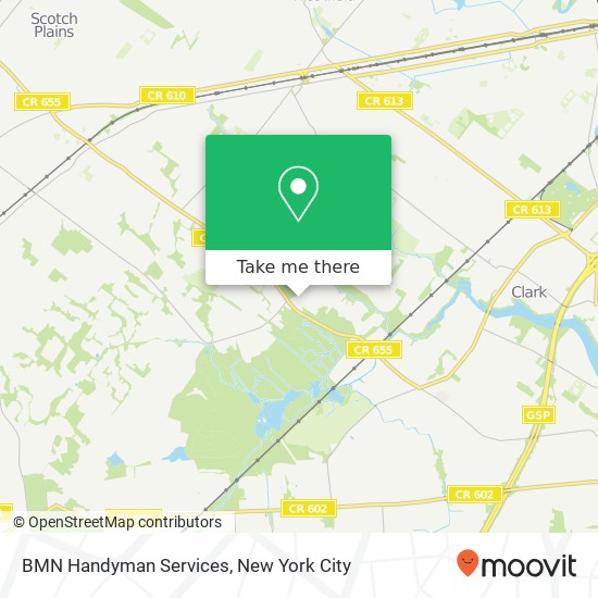 Mapa de BMN Handyman Services