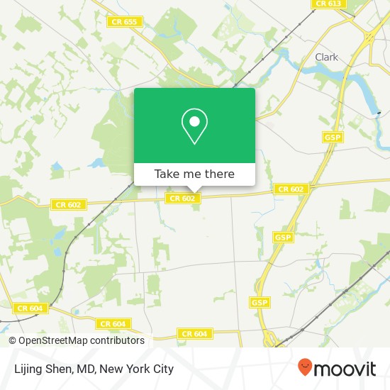 Lijing Shen, MD map