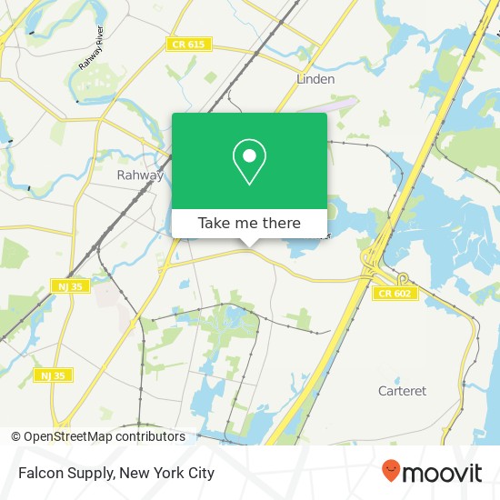 Falcon Supply map