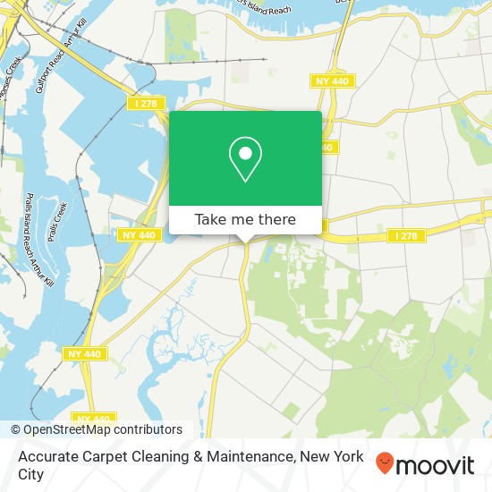 Mapa de Accurate Carpet Cleaning & Maintenance