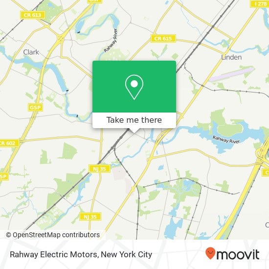 Rahway Electric Motors map