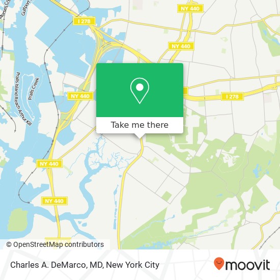 Mapa de Charles A. DeMarco, MD