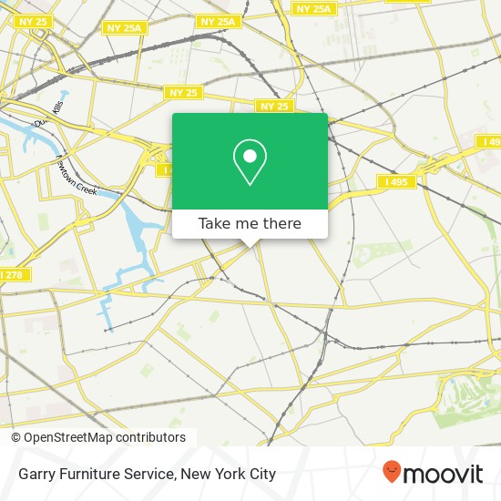 Mapa de Garry Furniture Service