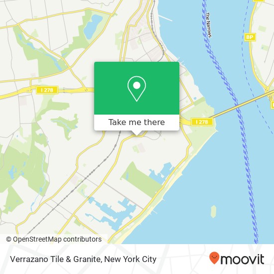 Verrazano Tile & Granite map