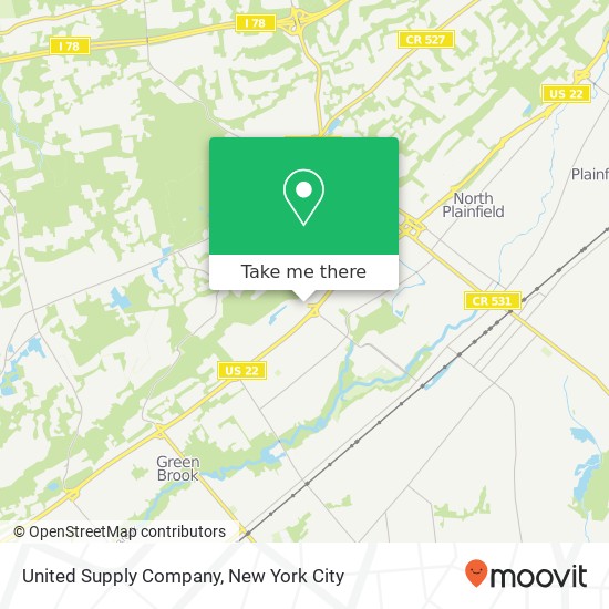 United Supply Company map