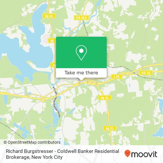 Mapa de Richard Burgstresser - Coldwell Banker Residential Brokerage