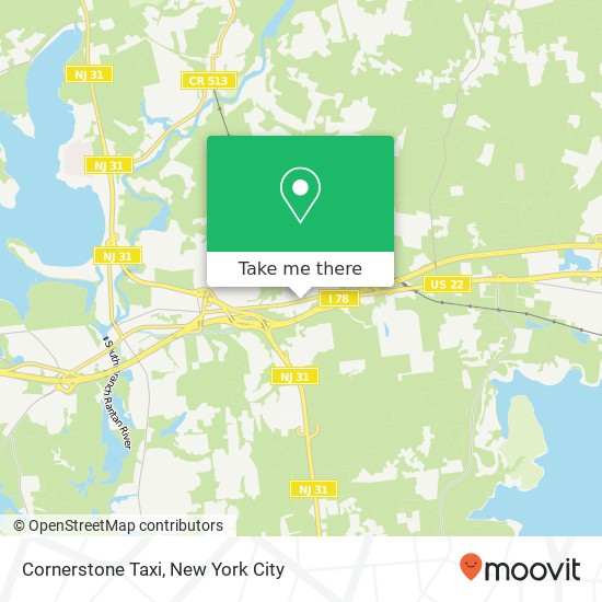 Cornerstone Taxi map