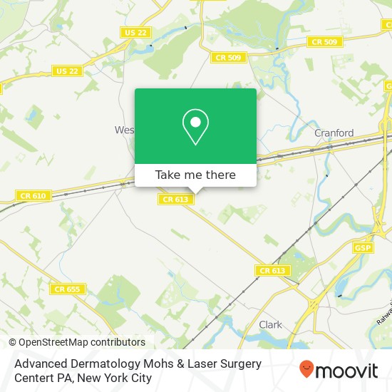 Advanced Dermatology Mohs & Laser Surgery Centert PA map