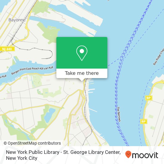 Mapa de New York Public Library - St. George Library Center