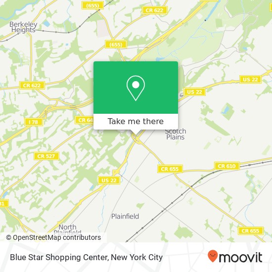 Blue Star Shopping Center map