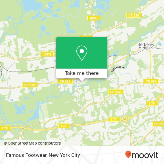 Famous Footwear map