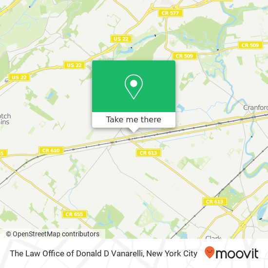 Mapa de The Law Office of Donald D Vanarelli