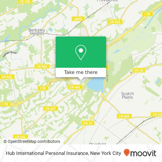 Hub International Personal Insurance map