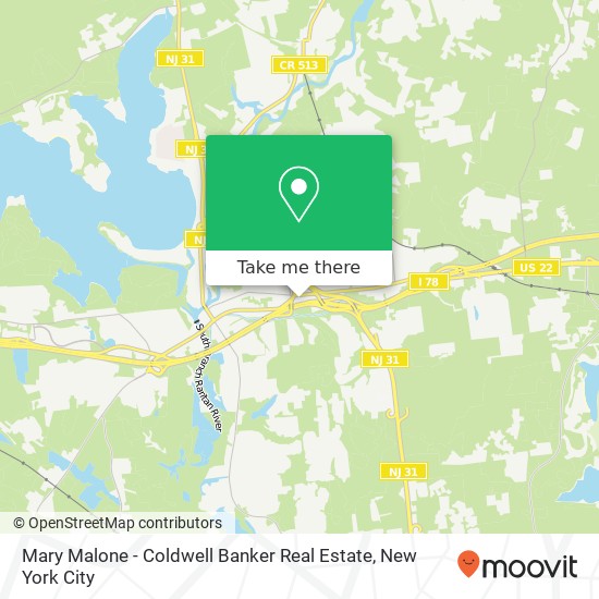 Mapa de Mary Malone - Coldwell Banker Real Estate