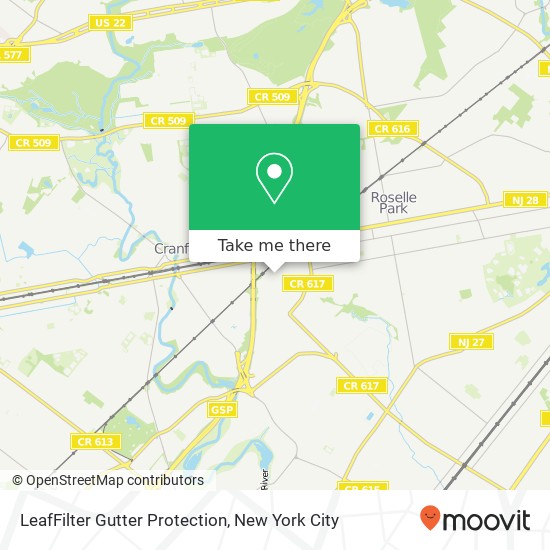 Mapa de LeafFilter Gutter Protection