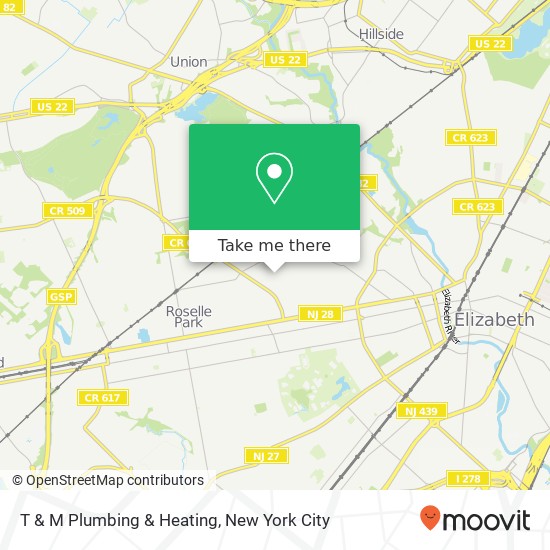 T & M Plumbing & Heating map