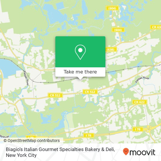 Mapa de Biagio's Italian Gourmet Specialties Bakery & Deli