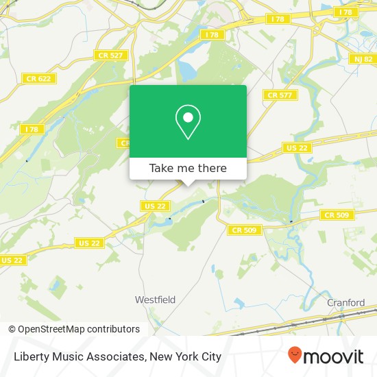 Mapa de Liberty Music Associates