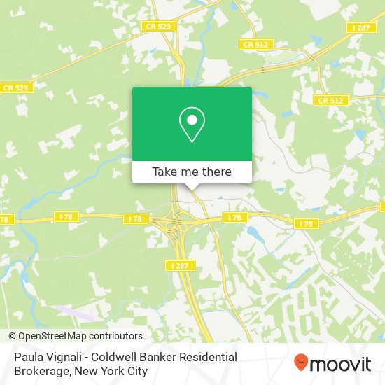 Mapa de Paula Vignali  - Coldwell Banker Residential Brokerage