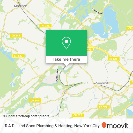 Mapa de R A Dill and Sons Plumbing & Heating