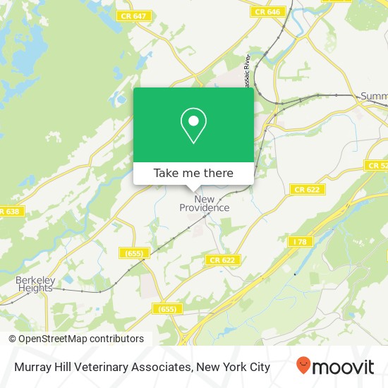Murray Hill Veterinary Associates map