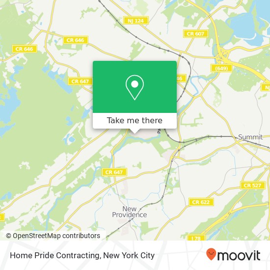 Home Pride Contracting map