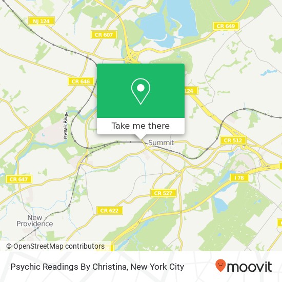 Psychic Readings By Christina map