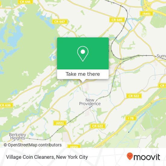 Village Coin Cleaners map