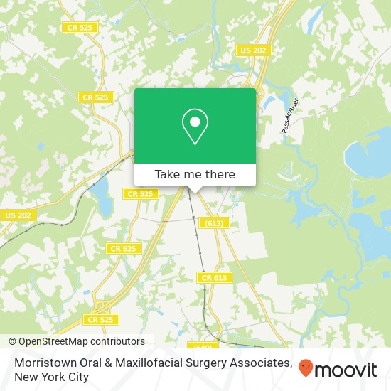 Morristown Oral & Maxillofacial Surgery Associates map