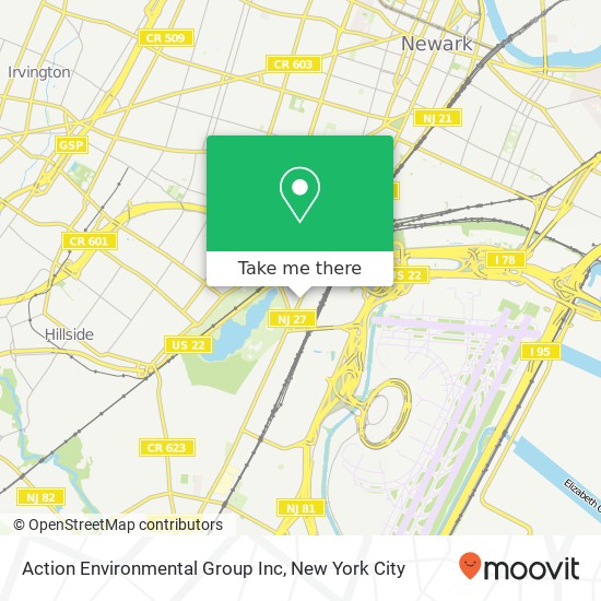 Mapa de Action Environmental Group Inc