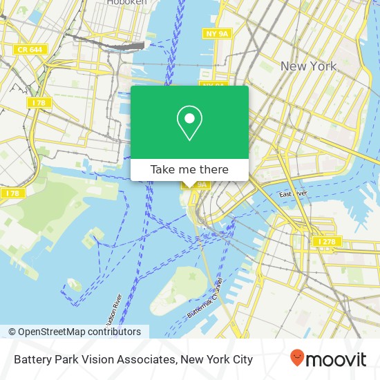 Battery Park Vision Associates map