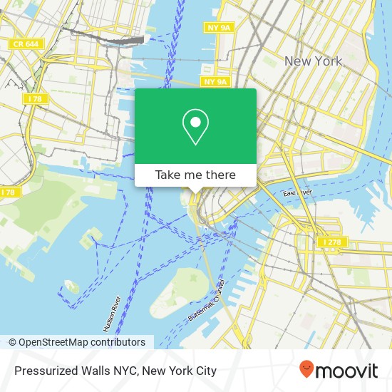 Pressurized Walls NYC map