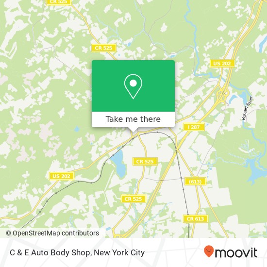 Mapa de C & E Auto Body Shop