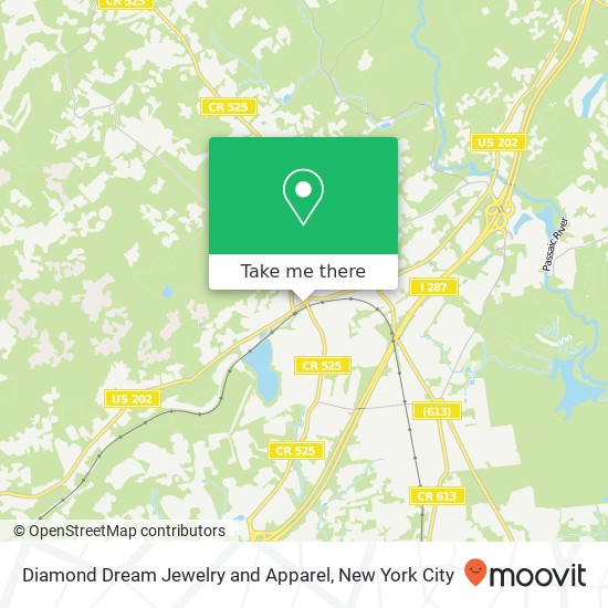 Mapa de Diamond Dream Jewelry and Apparel