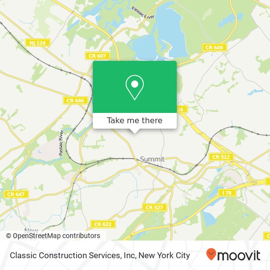 Classic Construction Services, Inc map