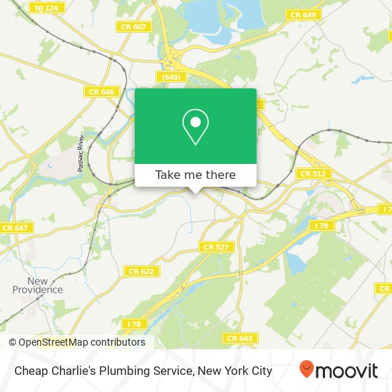 Mapa de Cheap Charlie's Plumbing Service