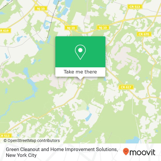 Green Cleanout and Home Improvement Solutions map