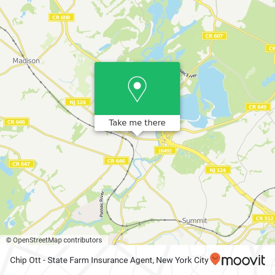 Mapa de Chip Ott - State Farm Insurance Agent