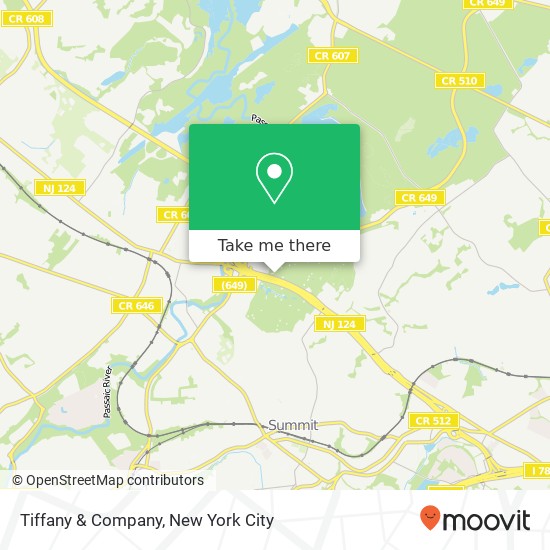 Tiffany & Company map