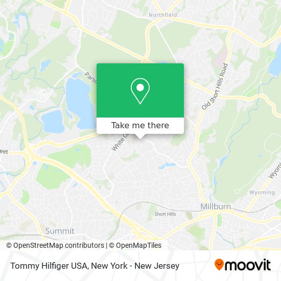 Mapa de Tommy Hilfiger USA