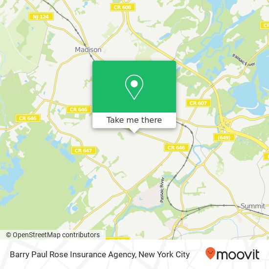 Mapa de Barry Paul Rose Insurance Agency