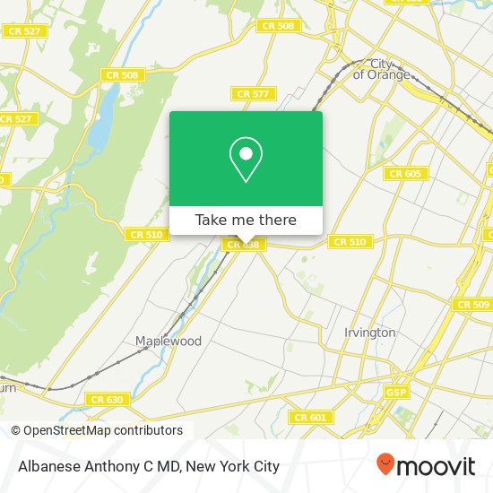 Albanese Anthony C MD map