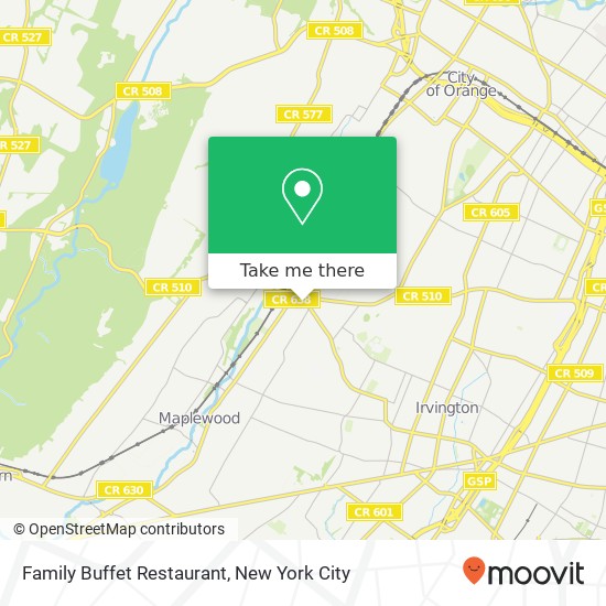 Mapa de Family Buffet Restaurant