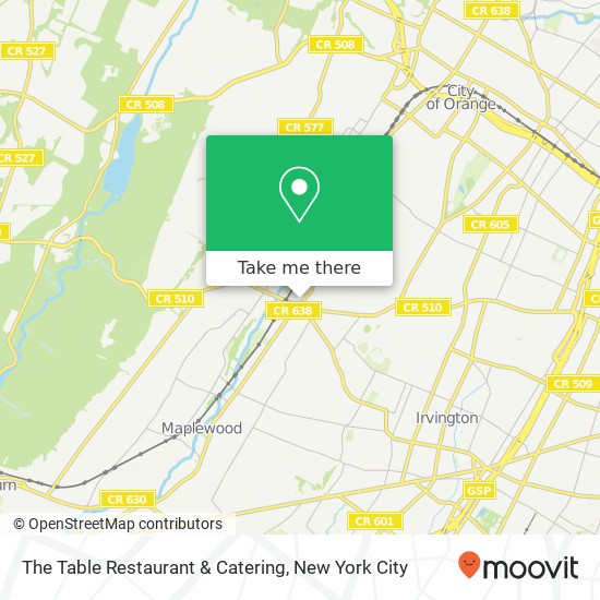 Mapa de The Table Restaurant & Catering