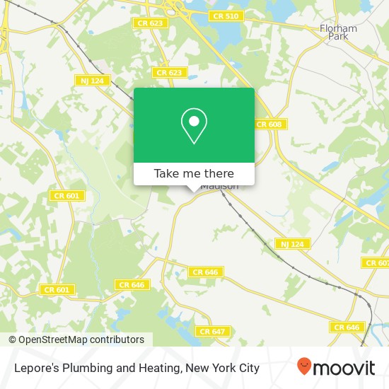 Mapa de Lepore's Plumbing and Heating